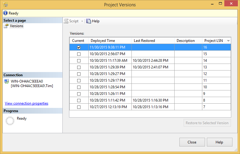 SQL SERVER - Getting Started with Project Versions in the SSIS Catalog - Notes from the Field #106 107-2 