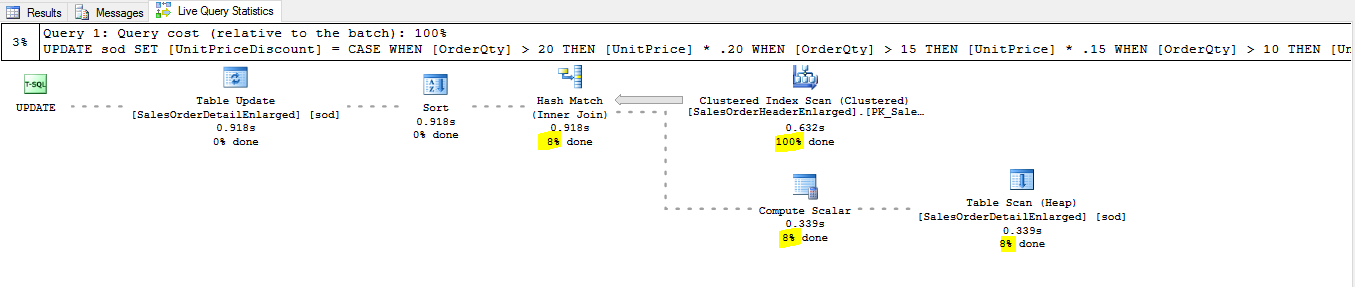 SQL SERVER - Live Query Statistics in 2016 … and More! - Notes from the Field #111 111-2 