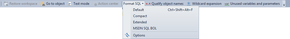 SQL SERVER - Free SQL Server Formatting Add-in image002 