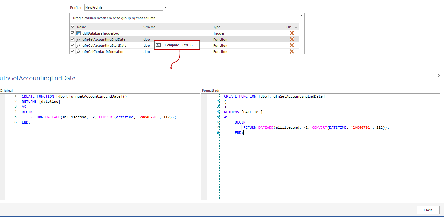SQL SERVER - Free SQL Server Formatting Add-in image025 