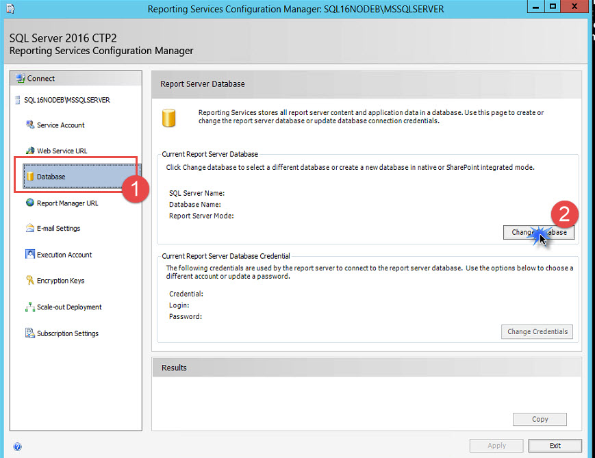 SQL SERVER - Failed Rule "Valid DSN" and "Valid Database compatibility level and successful connection" ctp-ssrs-02 