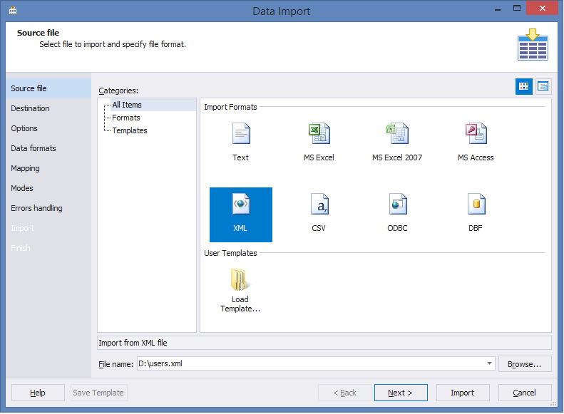 SQL SERVER - Easy Way to Import and Export SQL Server Data easytable-08 