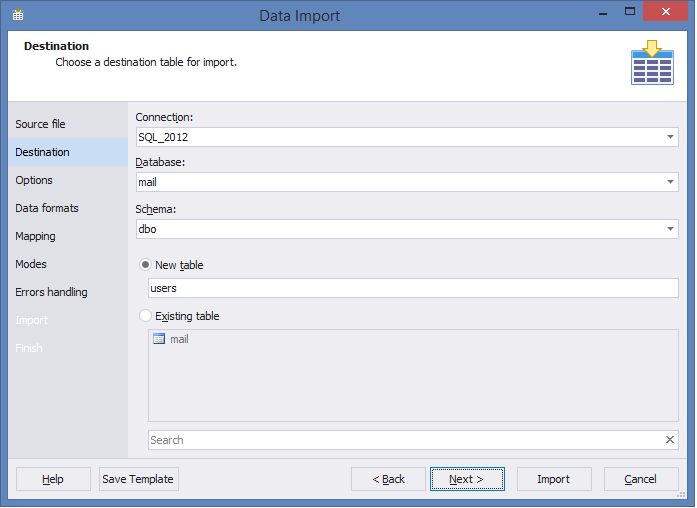 SQL SERVER - Easy Way to Import and Export SQL Server Data easytable-09 