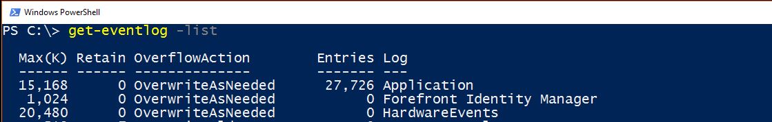 SQL SERVER - Working with Event Viewer and PowerShell eventvwr-powershell-01 