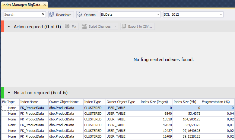 SQL SERVER - Fix SQL Server Index Fragmentation with dbForge Index Manager indexde-5 