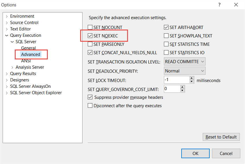 SQL SERVER - SSMS Query Command(s) completed successfully without ANY Results - Part 2 no-exec-04 