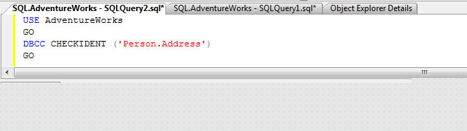 SQL SERVER - Find Current Identity of Table identity2 