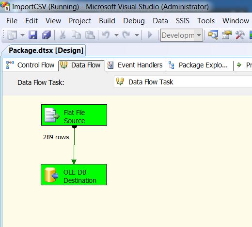 SQL SERVER - Import CSV File into Database Table Using SSIS import17 