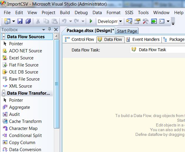 SQL SERVER - Import CSV File into Database Table Using SSIS import4 