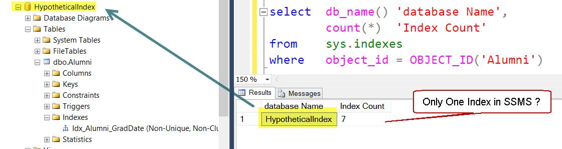 SQL SERVER - What is Hypothetical Indexes? Hypothetical-01 