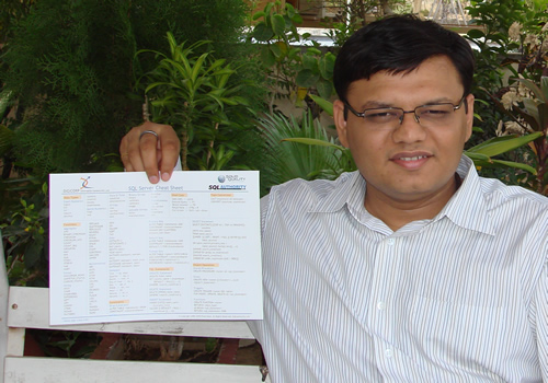 SQLAuthority News - TechEd India 2009 - Day 0 - Day 1 - Authors Tech Session - SQL Server Cheat Sheet - Catch Me Live PinalSQL1 