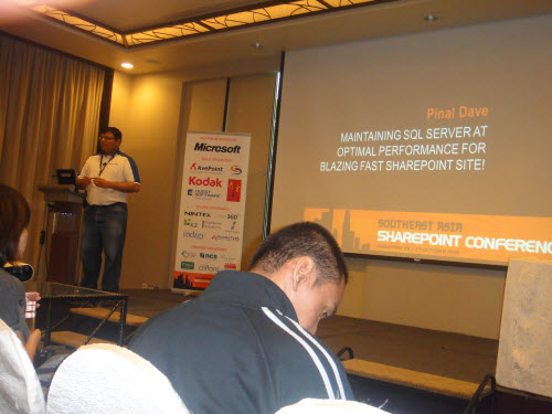 SQLAuthority News - My Evaluation of Singapore SharePoint Conference  SharePointConference%20(2) 