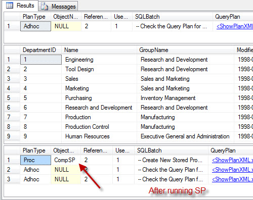 SQL SERVER - Stored Procedure are Compiled on First Run - SP taking Longer to Run First Time SPComp 