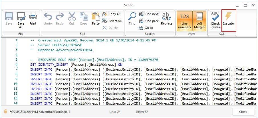 SQL SERVER - How to Recover SQL Database Data Deleted by Accident apexr10 