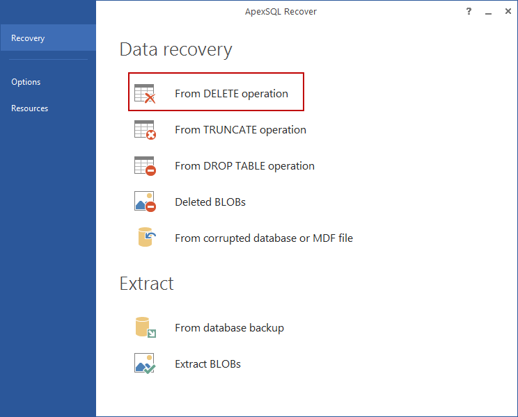 SQL SERVER - How to Recover SQL Database Data Deleted by Accident apexr2 