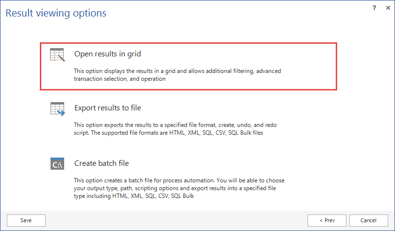 SQL SERVER - How to Roll Back SQL Server Database Changes apexsql-dbchange6 