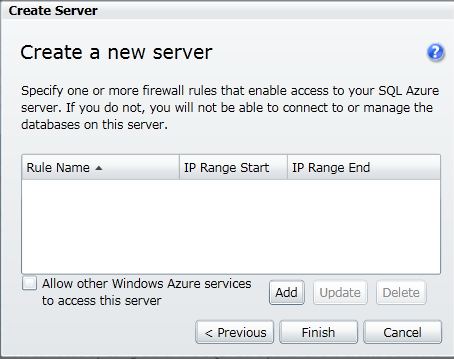 SQL SERVER - Introduction to SQL Azure - Creating Database and Connecting Database azure5 