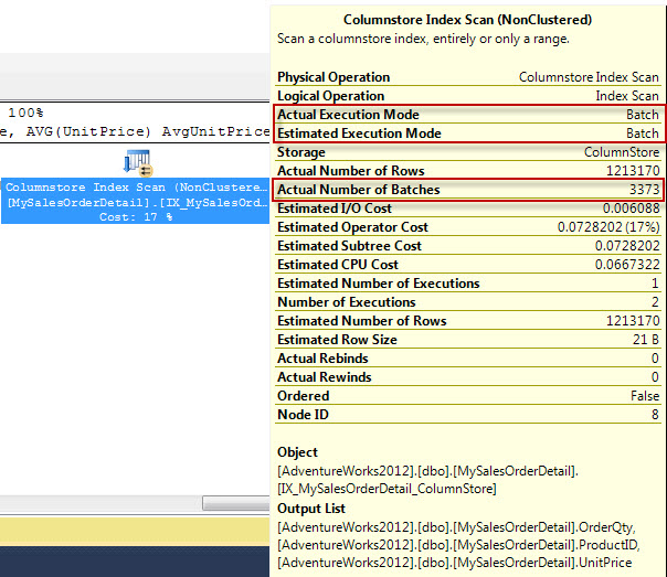 SQL SERVER - ColumnStore Index - Batch Mode vs Row Mode batchmode 