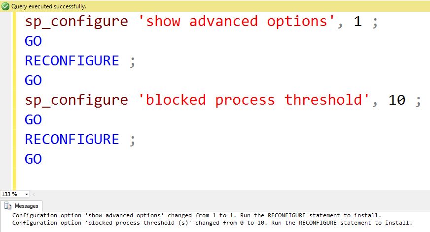 SQL SERVER - Find Blocking Using Blocked Process Threshold    blocked-process-1 