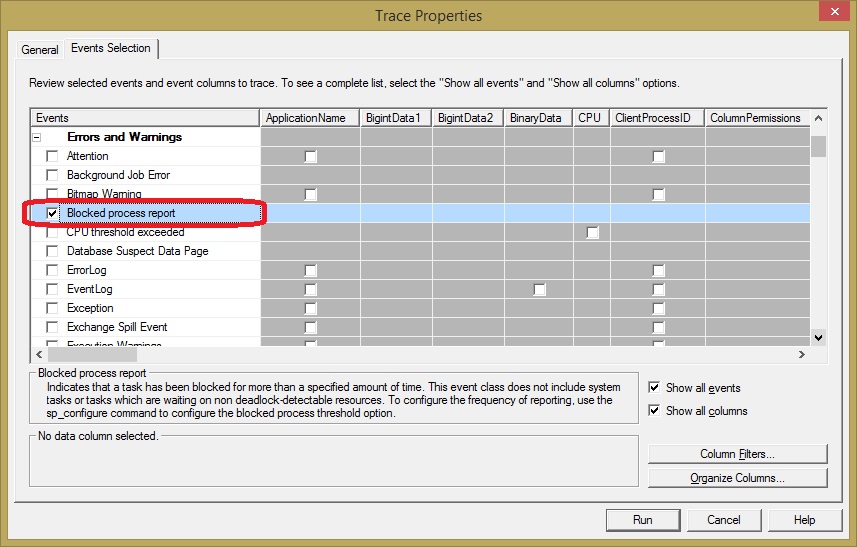 SQL SERVER - Find Blocking Using Blocked Process Threshold    blocked-process-2 