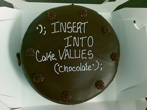 SQLAuthority News - Humorous SQL Cake - Funny SQL Cake cake6 