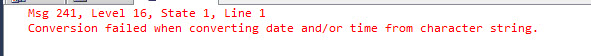 SQL SERVER - A Quick Trick about SQL Server CONCAT function concaterror 