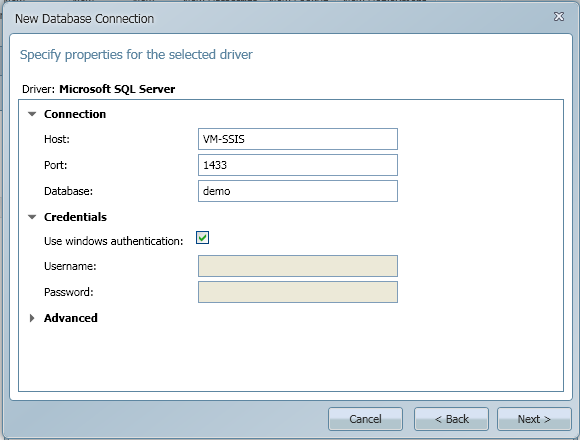 SQL SERVER - Import CSV into Database - Transferring File Content into a Database Table using CSVexpress database_connection2 