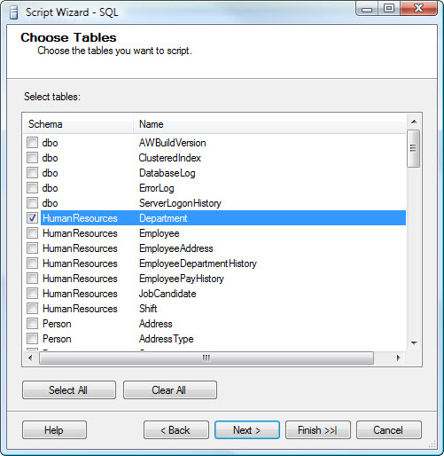 SQL SERVER - 2008 - Copy Database With Data - Generate T-SQL For Inserting Data From One Table to Another Table data6 