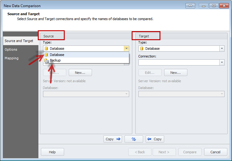 SQL SERVER - An Efficiency Tool to Compare and Synchronize SQL Server Databases datacomp2 