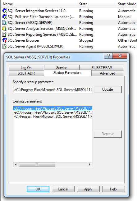 SQL SERVER - Denali - Improvement in Startup Options denaliStartup 