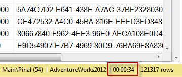 SQL SERVER - Discard Results After Query Execution - SSMS discard1 