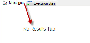 SQL SERVER - Discard Results After Query Execution - SSMS discard5 