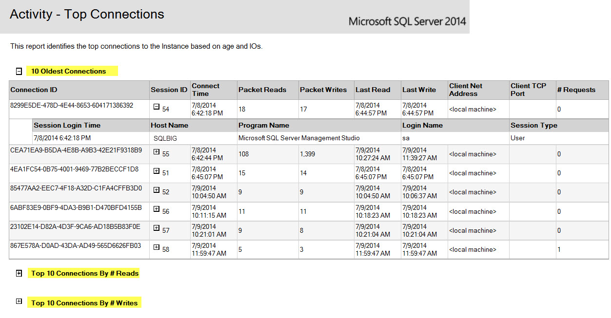 SQL SERVER - Activity Reports - Dormant Sessions dormant6 