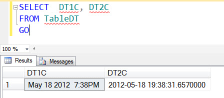 SQL SERVER - Saturday Fun Puzzle with SQL Server DATETIME2 and CAST dt2 
