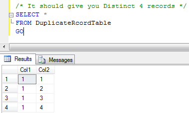 SQL SERVER - Delete Duplicate Rows dup2 