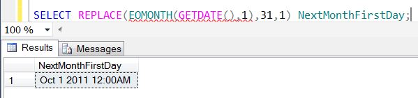 SQL SERVER - Denali - Date and Time Functions - EOMONTH() - A Quick Introduction eomonth6 
