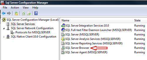 SQL SERVER - FIX : ERROR : (provider: Named Pipes Provider, error: 40 - Could not open a connection to SQL Server) (Microsoft SQL Server, Error: ) e40_8 