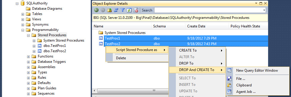 SQL SERVER - Replace a Column Name in Multiple Stored Procedure All Together findreplace 