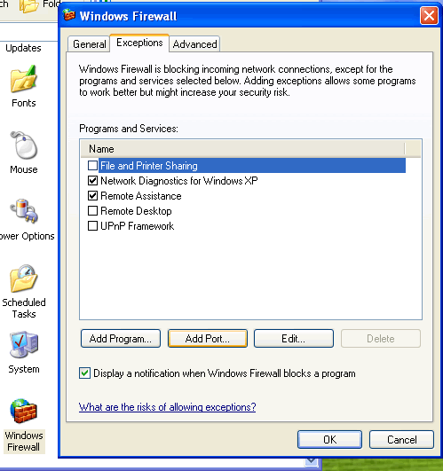 SQL SERVER - Fix : Error : 1326 Cannot connect to Database Server Error: 40 - Could not open a connection to SQL Server firewall 