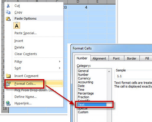 SQL SERVER - Preserve Leading Zero While Coping to Excel from SSMS formatexcel 