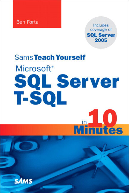 SQLAuthority News - Book Review - Sams Teach Yourself Microsoft SQL Server T-SQL in 10 Minutes fortabook 