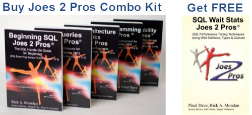 SQL SERVER - Last Two Days to Get FREE Book - Joes 2 Pros Certification 70-433 getfree 