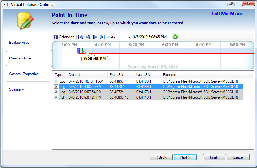 SQL SERVER - Retrieve and Explore Database Backup without Restoring Database - Idera virtual database vdb9 