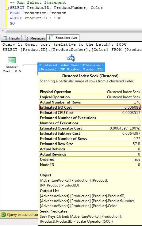 SQL SERVER - Improve Performance by Reducing IO - Creating Covered Index io1 