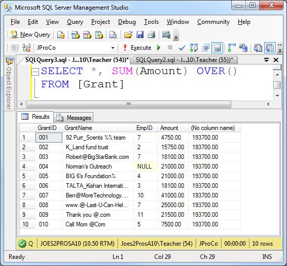 SQL SERVER - Tips from the SQL Joes 2 Pros Development Series - Aggregates with the Over Clause - Day 10 of 35 j2p_10_3 
