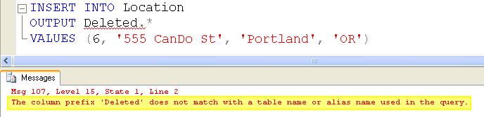 SQL SERVER - Tips from the SQL Joes 2 Pros Development Series - Output Clause in Simple Examples - Day 14 of 35 j2p_14_4 