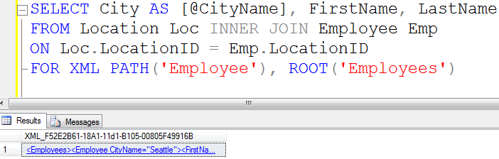 SQL SERVER - Tips from the SQL Joes 2 Pros Development Series - Using Root With Auto XML Mode - Day 32 of 35 j2p_32_11 