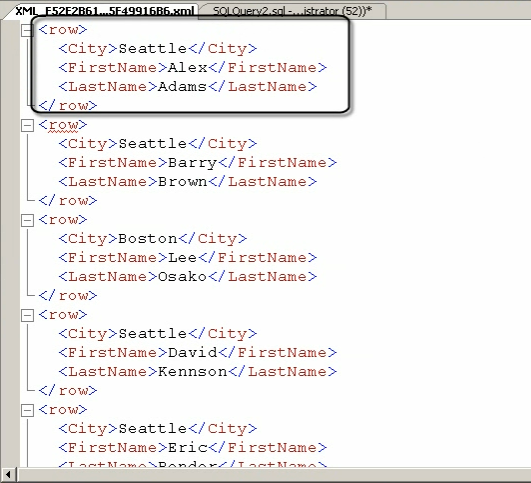 SQL SERVER - Tips from the SQL Joes 2 Pros Development Series - Using Root With Auto XML Mode - Day 32 of 35 j2p_32_5 