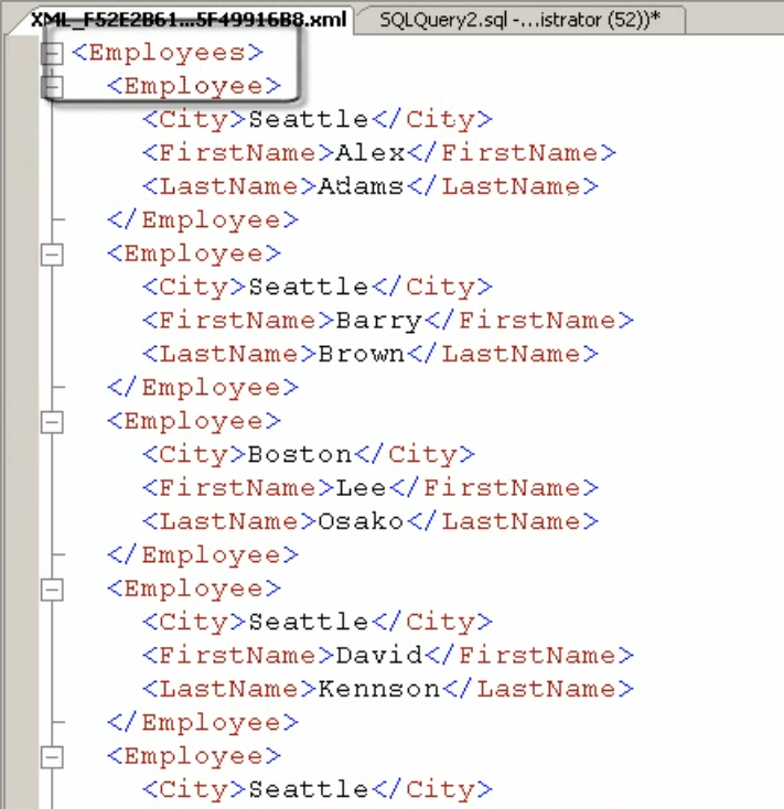 SQL SERVER - Tips from the SQL Joes 2 Pros Development Series - Using Root With Auto XML Mode - Day 32 of 35 j2p_32_9 