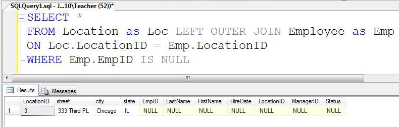 SQL SERVER - Tips from the SQL Joes 2 Pros Development Series - Finding un-matching Records - Day 5 of 35 j2p_5_3 